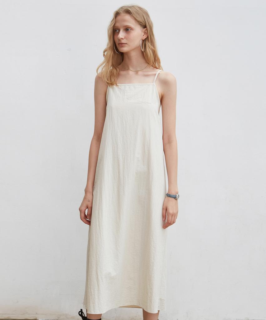 Nigaennikol Mood Sleeveless Long Dress_Cream