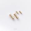 14K Gold-Plated Bamboo Tube Beads for DIY Jewelry