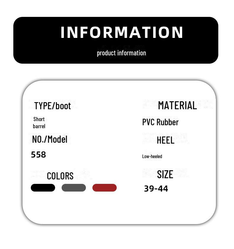 Men's Waterproof Non-Slip Fishing & Car Wash Boots