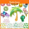 Ins Aluminum Foil Balloon Decoration For Wedding And Party Hawaiian Pineapple Flamingo Design