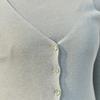Maxza Button Up Bustier Layered Knit Set Zf03qk007na