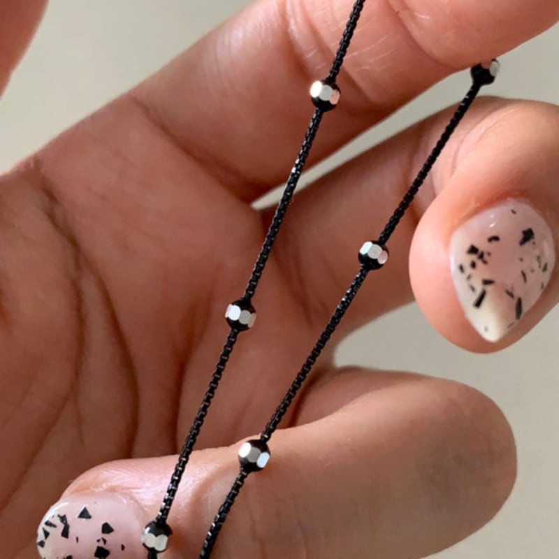 warmrecord Silver925 Dawn light choker Necklace_N048