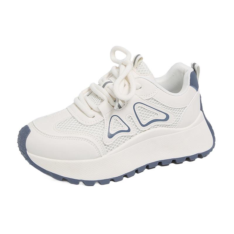 

Новые папины кроссовки женские весенние студенческие спортивные кроссовки для бега повседневная обувь на высокой толстой подошве 35