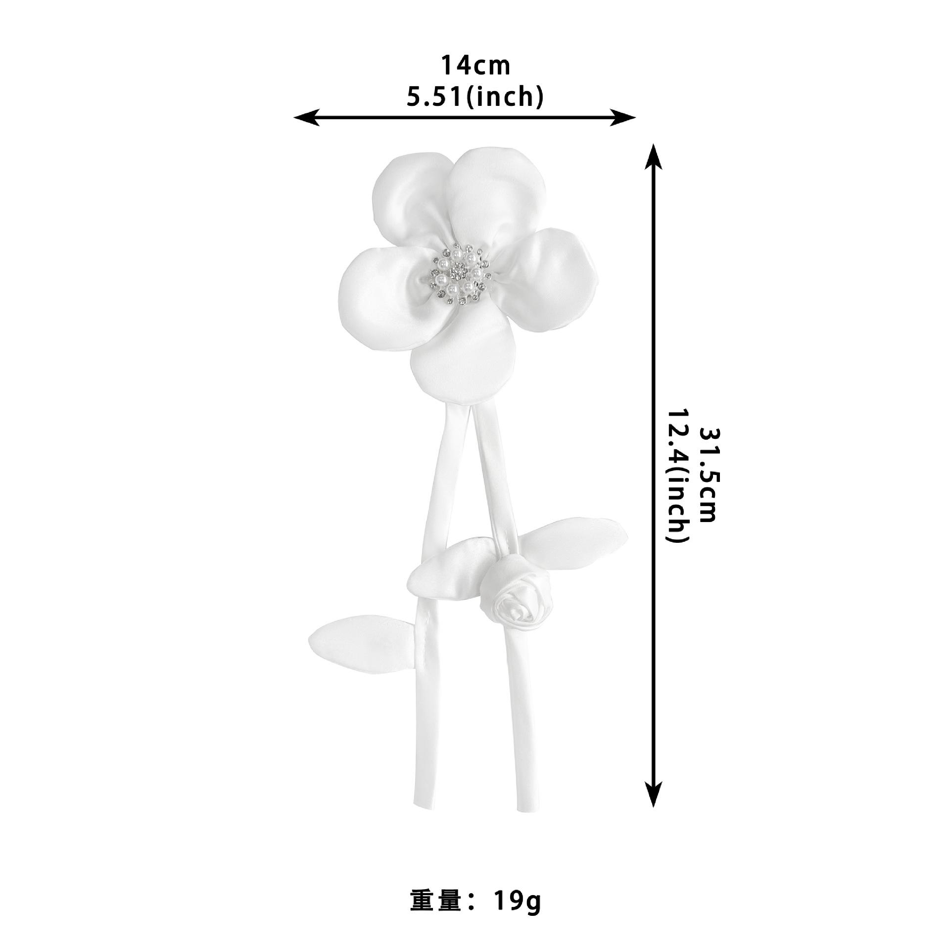 

Fabric Beads Three-Dimensional Flower Handmade Corsage Decorative Dress Dress Embellishment Cloth Sticker Accessories