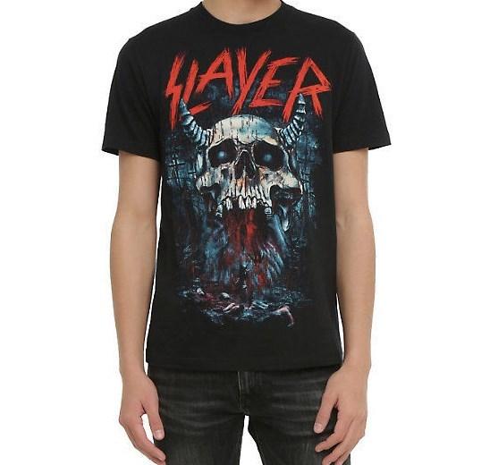 Slayer BLEEDING SKULL T-Shirt Heavy Metal Band NEW Licensed & Official  Unisex T-Shirt S