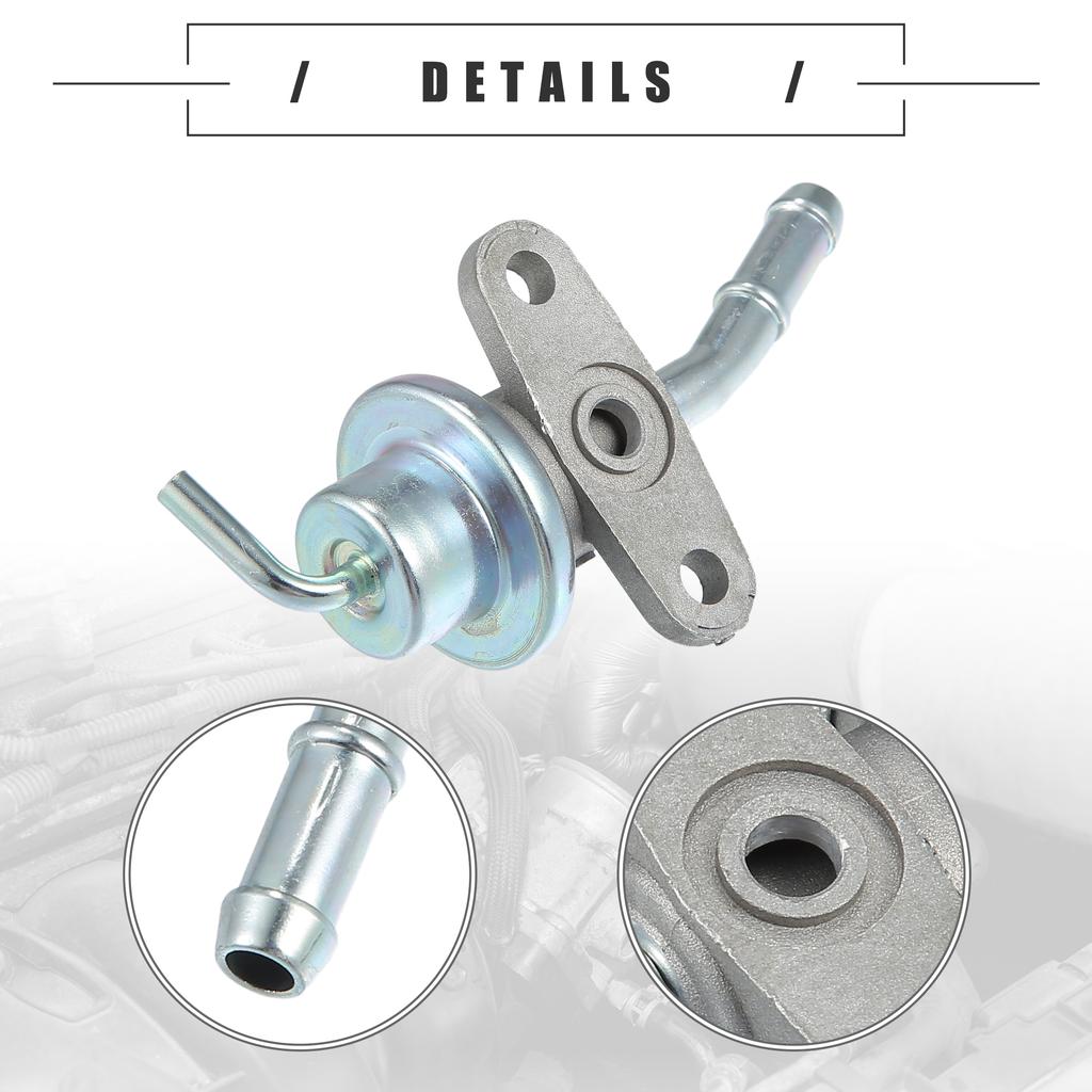 UXCELL Fuel Injection Pressure Regulator for Honda CBR600F4i 2002-2006 Silver Tone