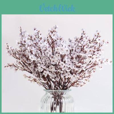 Bridal Wedding Silk Flower Garland With Gypsophila Paniculata Design For Ceremony Decor And Photo Shoots