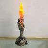 1 Pcs Halloween Decoration Ghost Festival Atmosphere Layout Props Plastic Ghost Hand Skeleton Light LED Luminous Candle Light
