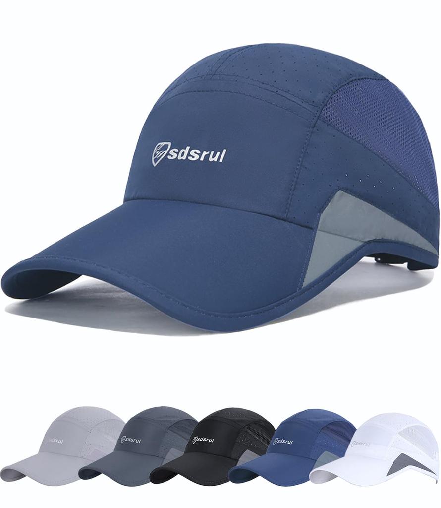 Cap Hat for Large Size Specialized Unique Design Mesh UV Protection Ultra Moisture Quick Mountaineering Baseball Unisex [KMOLY] Men, [Reflective