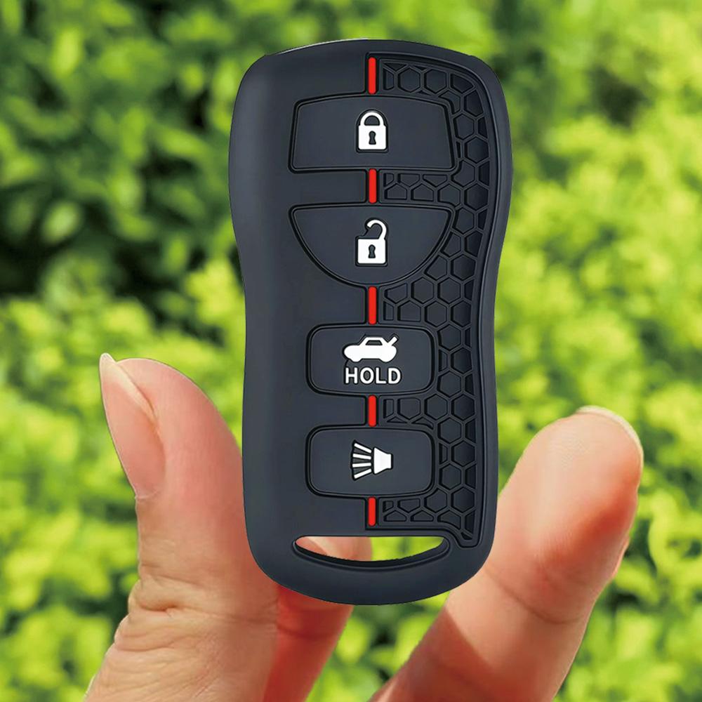 For Nissan X-trail T30 Frontier Murano Armada Versa Altima Sentra Tiida for Infiniti FX 35 QX56 JA60 Silicone Car Key Case Cover