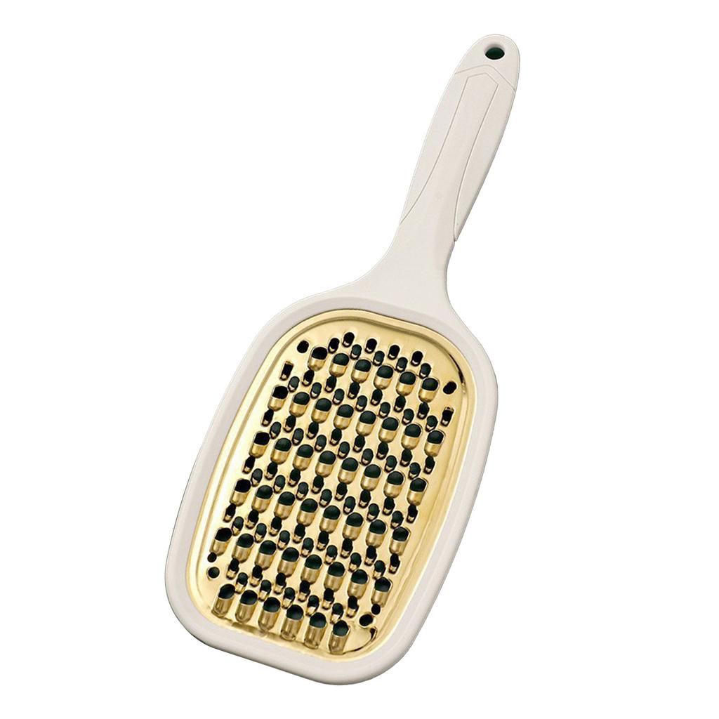 Food Grater Multi Purpose Stainless Steel Vegetable Shredder for Potato Carrot Home Kitchen White Handle