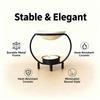 Iron Aromatherapy Candle Holder Portable Fragrance Burner Modern Aromatherapy Lamp  Yoga Practice