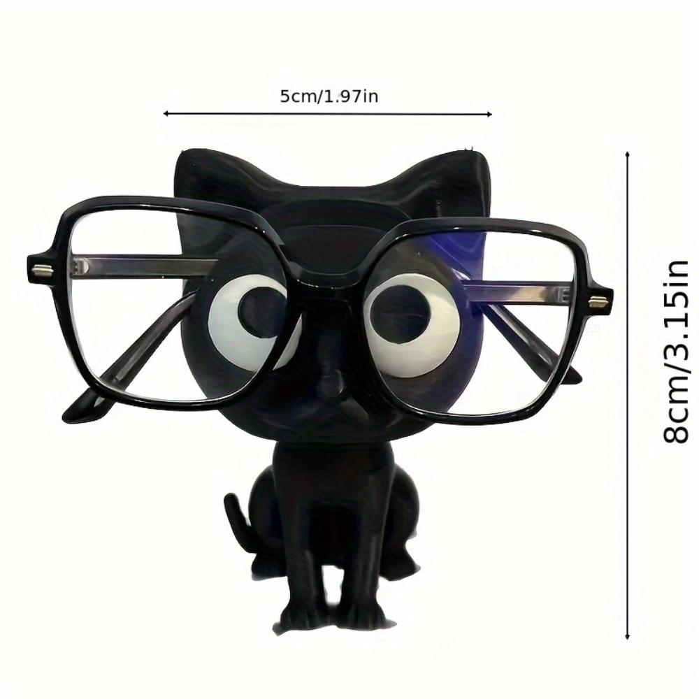 3D Print Eyeglass Show Holder Non-slip Cute Cat Glasses Display Stand Decorations Animal Cat Ornaments Home Decorations