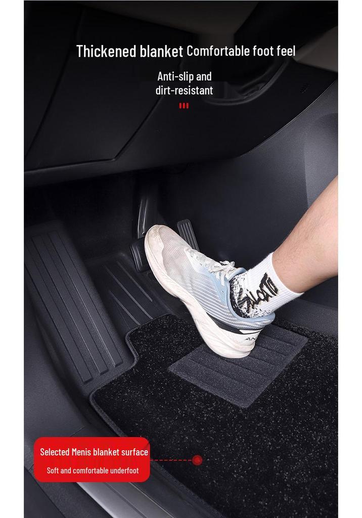 TPE Full Coverage Car Floor Mats for 23-25 NIO ES6, EC6, ET5T
