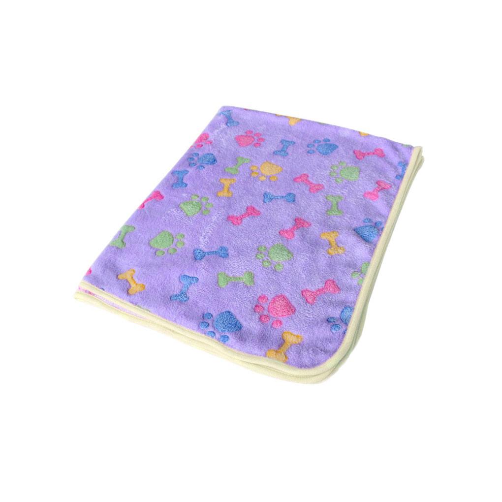 

Мягкий Теплый Коврик для Питомца Маленький Большой Отпечаток Лапы Кошка Собака Щенок Флисовое Одеяло Подушка xs