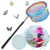 Rede de pesca retrátil inseto borboleta libélula rede de pesca portátil ao ar livre crianças jogo divertido brinquedos de pesca