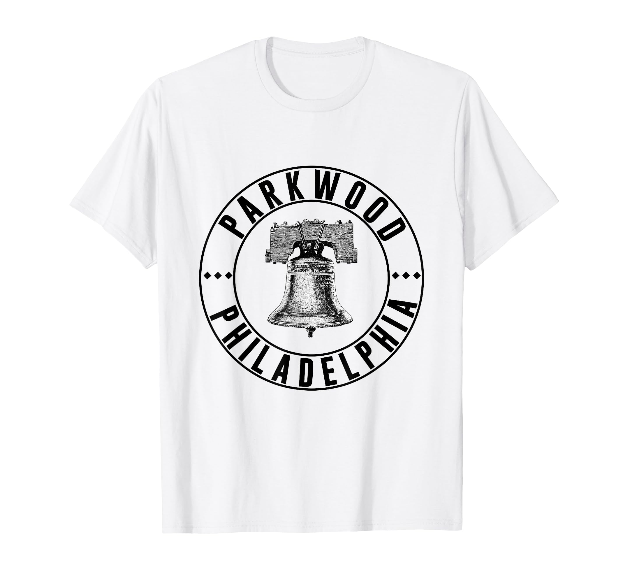 

Parkwood Philly Neighborhood Philadelphia Liberty Bell T-Shirt