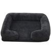 Plush Round Pet Bed for Dogs & Cats - Winter Dog Mat