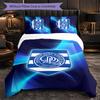Queens Park Rangers Football Set Biancheria da Letto 3 Pezzi Morbido Copripiumino con Federe Set Decorazione Camera da Letto per la Casa