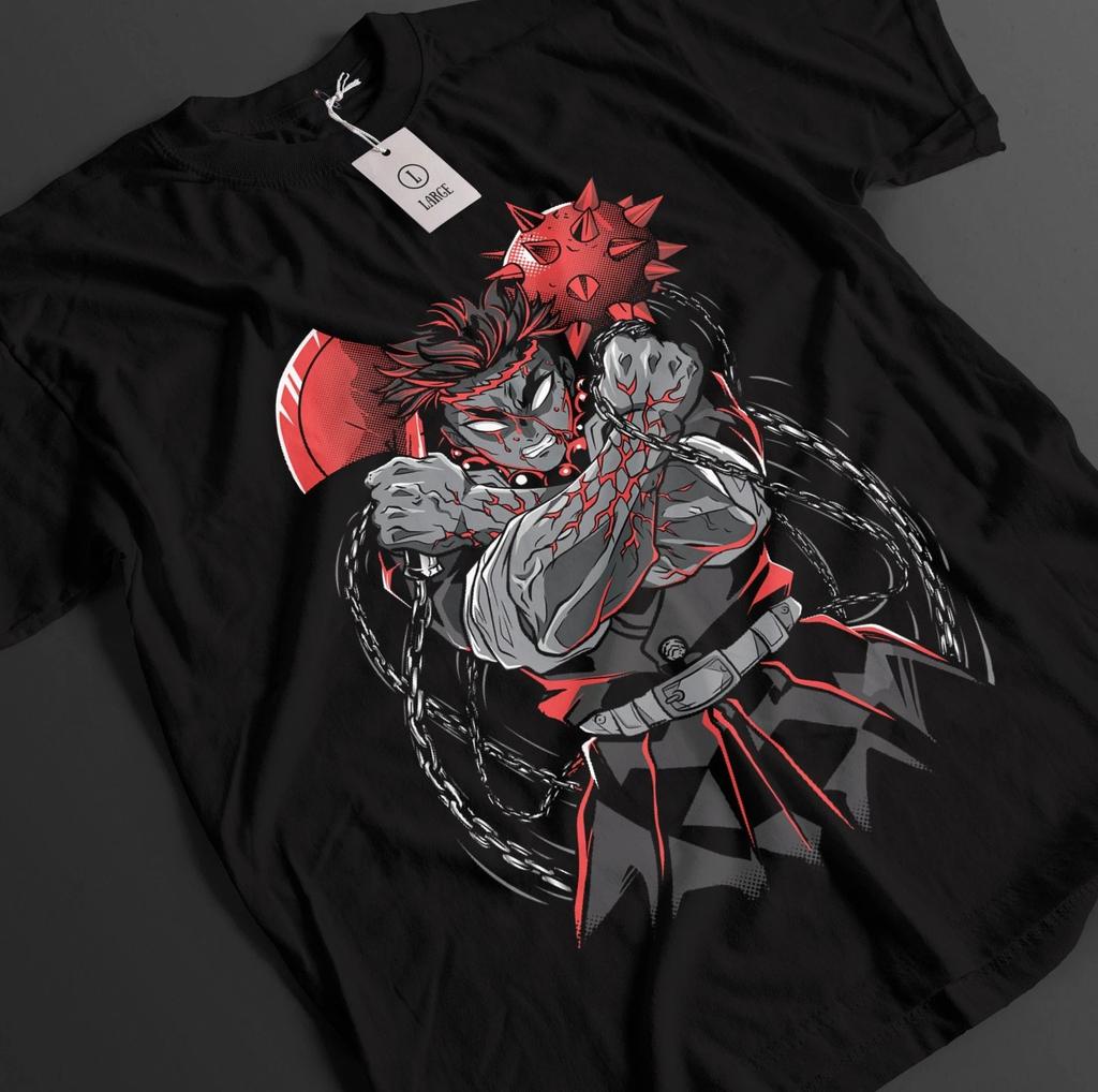 Gyomei Himejima Tee Anime TShirt Graphic Tee Unisex Jersey Shirt Demon 7