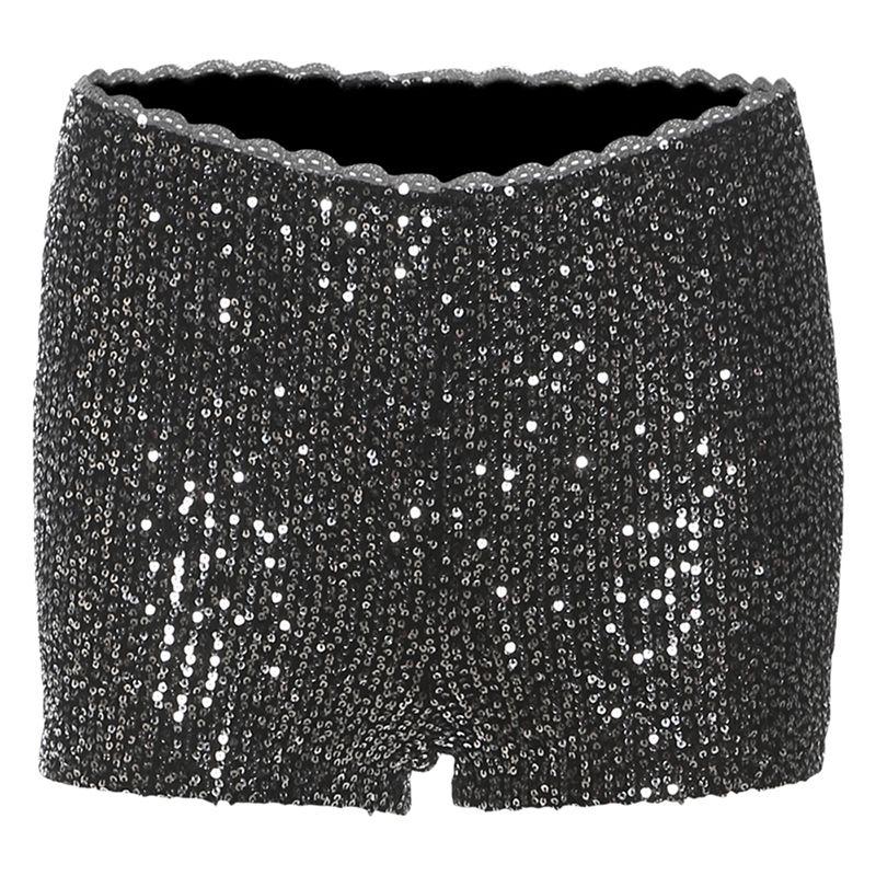 

# Sisjuly# Fashion Y2g Sweet and Spicy Young Adult Sexy Slimming Pure Desire Sexy Retro Sequin Tight Shorts Female Fashion Silver S