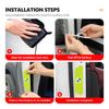 LXZR9 4pcs Car Door Reflective Strip Night Safety Warning Tape Stickers For BMW 1 3 5 7 Series M F01 F20 F10 F13 E52 E53 E60 E93