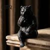 Creative Gifts for Animal Lovers 3D Print Bear Figurine Statue Matte Resin Relief Sculpture Nordic Office Desk Aesthetic Decorations Minimalist