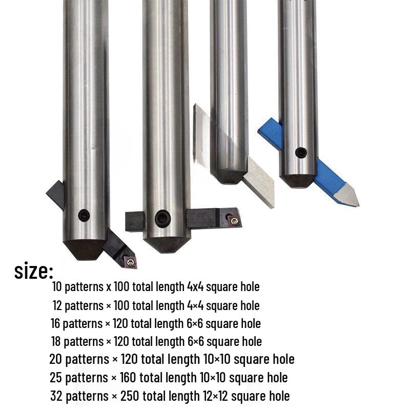 Adjustable Boring Tool Set: 16, 20, 25 Shank Drill Press, Reamer, and Boring Bar with Eight-Pole.