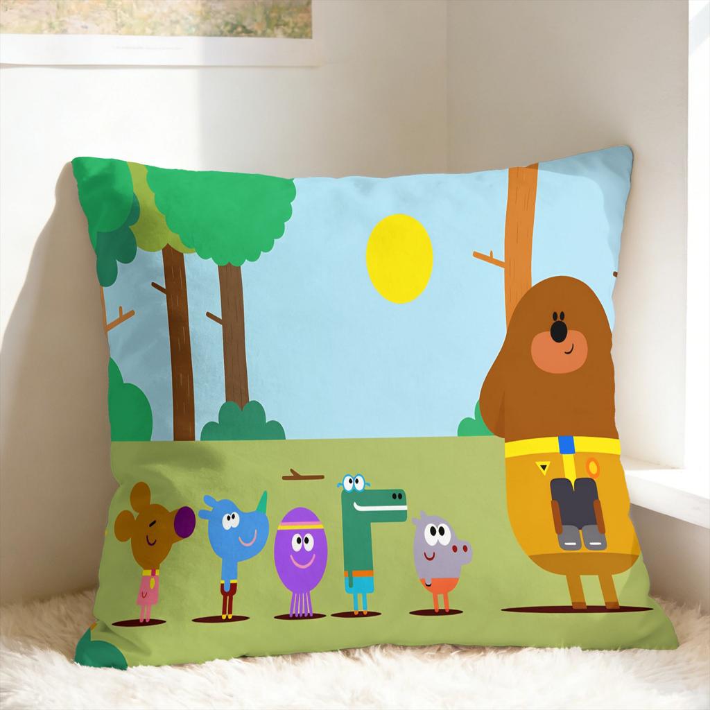 Pillow Case Hey-D-Duggees Soft Pillow Cover For Sofa Bedroom Home Decor Kawaii Pillowcases