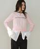 SIGREAT Print Mesh T-Shirt_Pink
