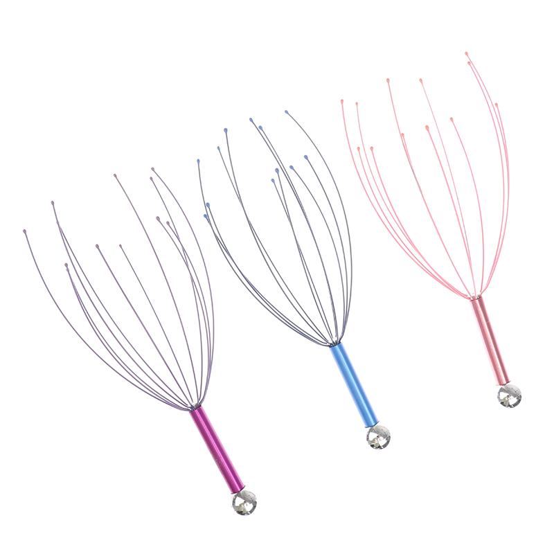 1Pc Anti-stress Pain Relief Octopus Head Scalp Neck Stress Release Relax Massage Claw Head Body Massager