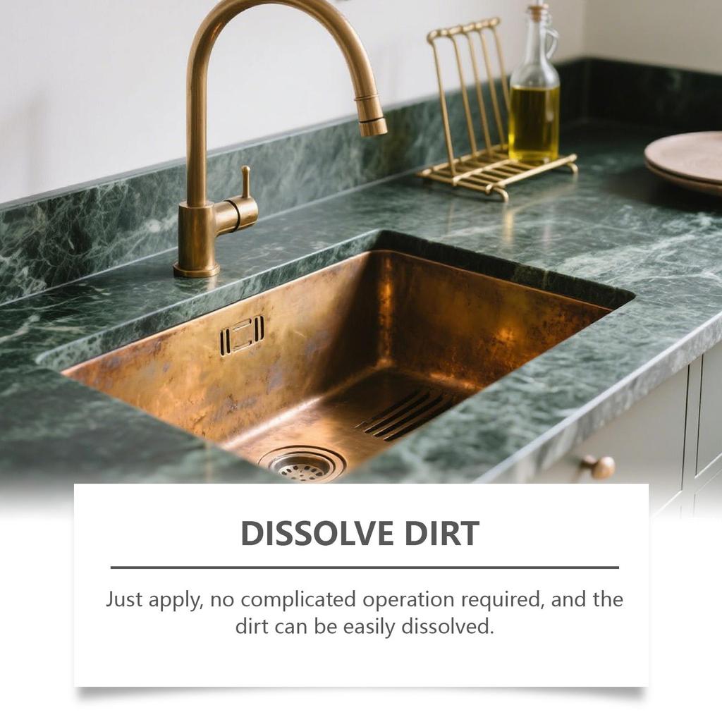 Jaysuing household stain removal gel (+brush) Home Kitchen Stain  Household Cleaning Gel multi-purpose foam detergent grime concentrate cleaner