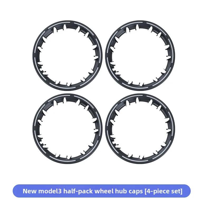 Car Sticker For Tesla Model 3 Model Y Upgraded Full Edge Wheel Hub 18 Inch 20 Inch Wheel Hub Cover Modification Car Accessories