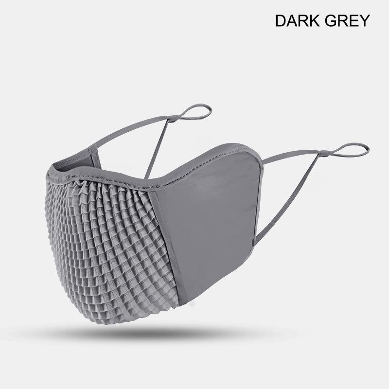 

Upf 50+ Cycling Face Mask - Uv Protection & Eye Corner Cover, 3D Breathable Ice Silk Face Shield For Biking/Hiking серый