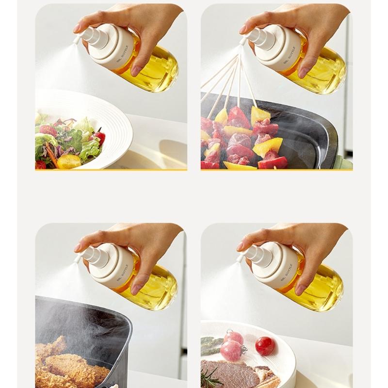 Wiederbefüllbare Küchenöl-Sprühflasche Auslaufsicherer Öl-Zerstäuber Spender Für Backen Grillen Und Heißluftfritteusen Gebrauch