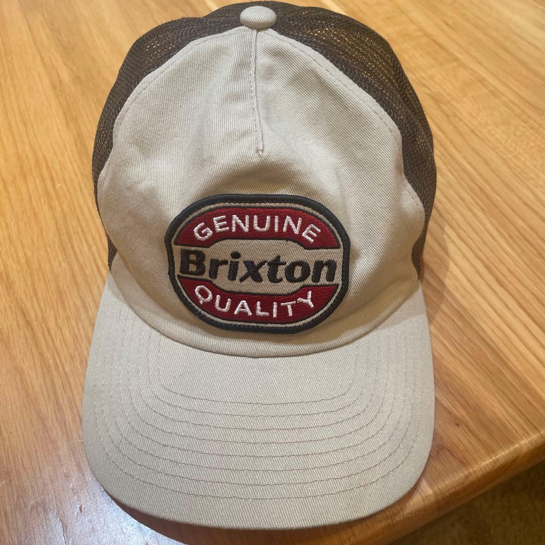Used Brixton mesh cap beige/brown
