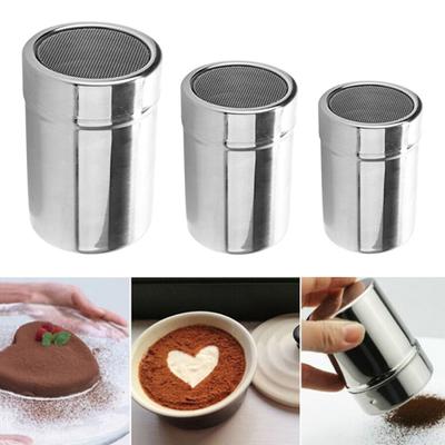 Stainless Steel Chocolate Shaker Icing Sugar Cocoa Flour Powder Coffee Sifter