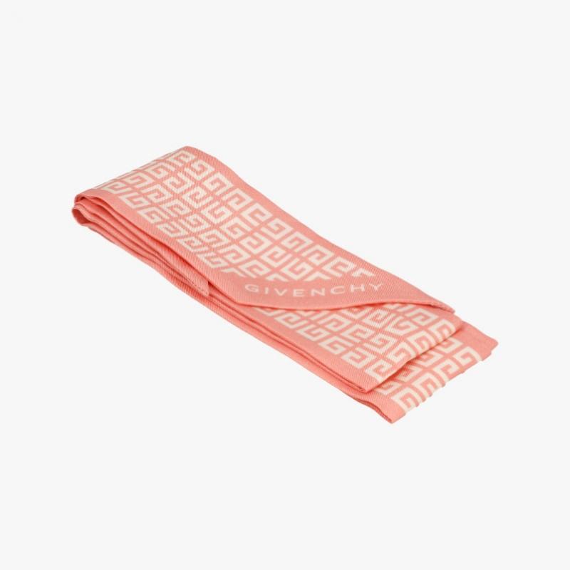 Givenchy 4g Monogram Print Skinny Twill Silk Scarf Bg00axg002 601  Gw5120 Ss907 2 