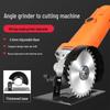 Angle Grinder Protective Cover Set: Waterproof, Dustproof, Semi-Closed Cutting Machine Bracket & Grooving Base.