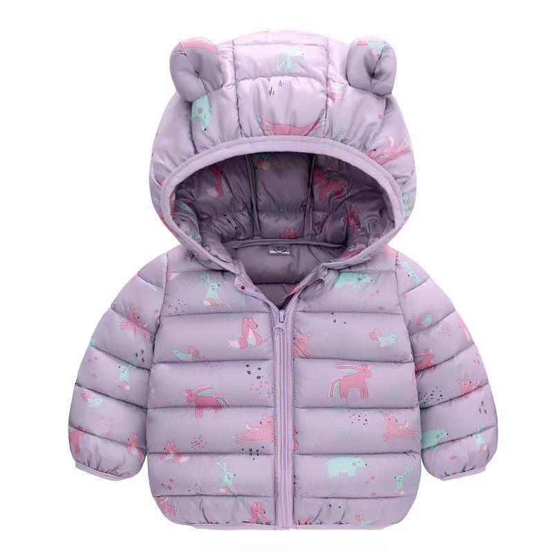 Lightweight Cross-Border Cotton Jacket for Kids - Cute and Stylish for Boys and Girls