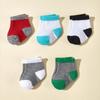 5 Paar Neue Farbige Jungen- und Mädchen-Babysocken