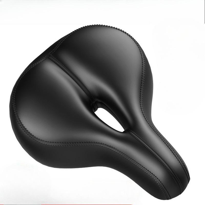 Bicycle Seat Cushion Thickened Soft Silicone Suspension Comfortable Breathable Mountain Bike Saddle Riding Equipment Accessories