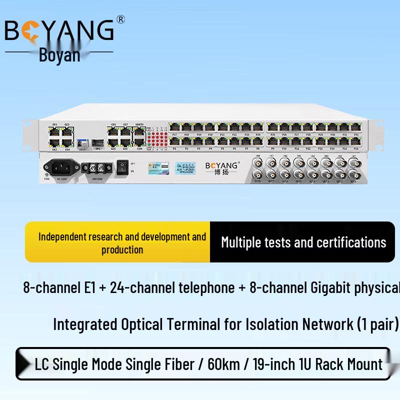 Boyang Multi-Service Optical Fiber Transceiver
