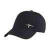 Heartbeat Baseball Cap Cotton Snapback Hat Vintage Dad Hat  Outdoor