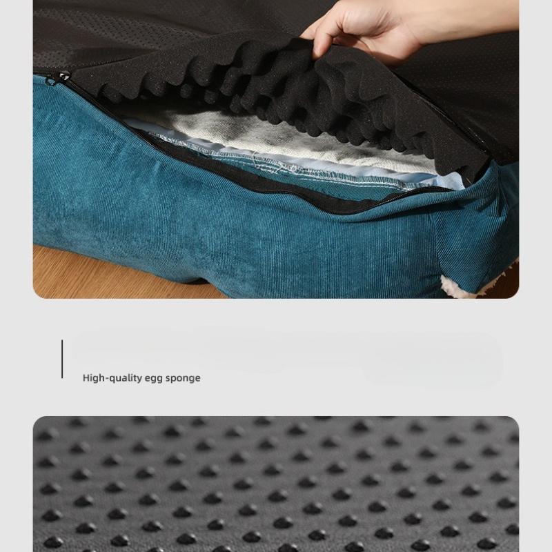 Cat litter universal kennel dog bed autumn and winter warm sleeping mat neck support mountain big dog kennel pet litter