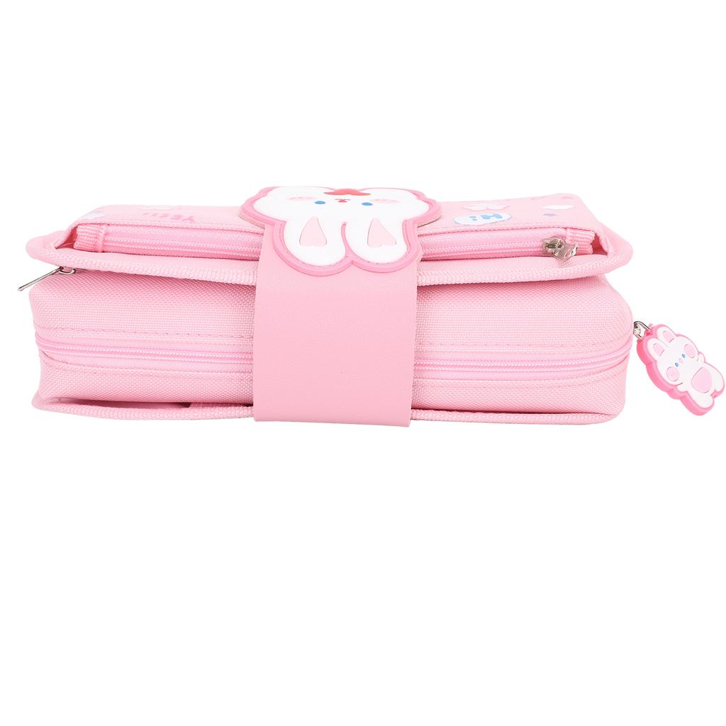 Large Pencil Case Canvas Detachable Portable Large Capacity Pencil Pouch Bag for School Office Colle