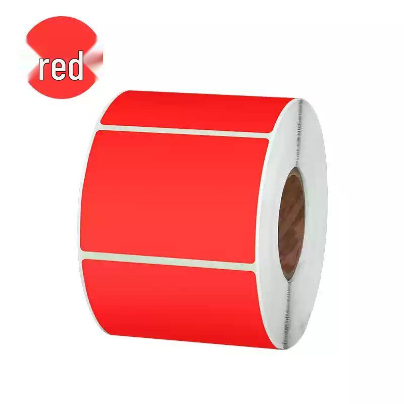 Custom Waterproof Multi-Color Thermal Paper Label: Oil-Proof, Self-Adhesive & Barcode-Ready
