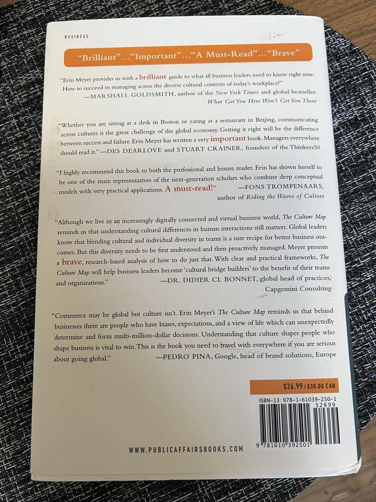 [USED] The Culture Map: Breaking Through the I…