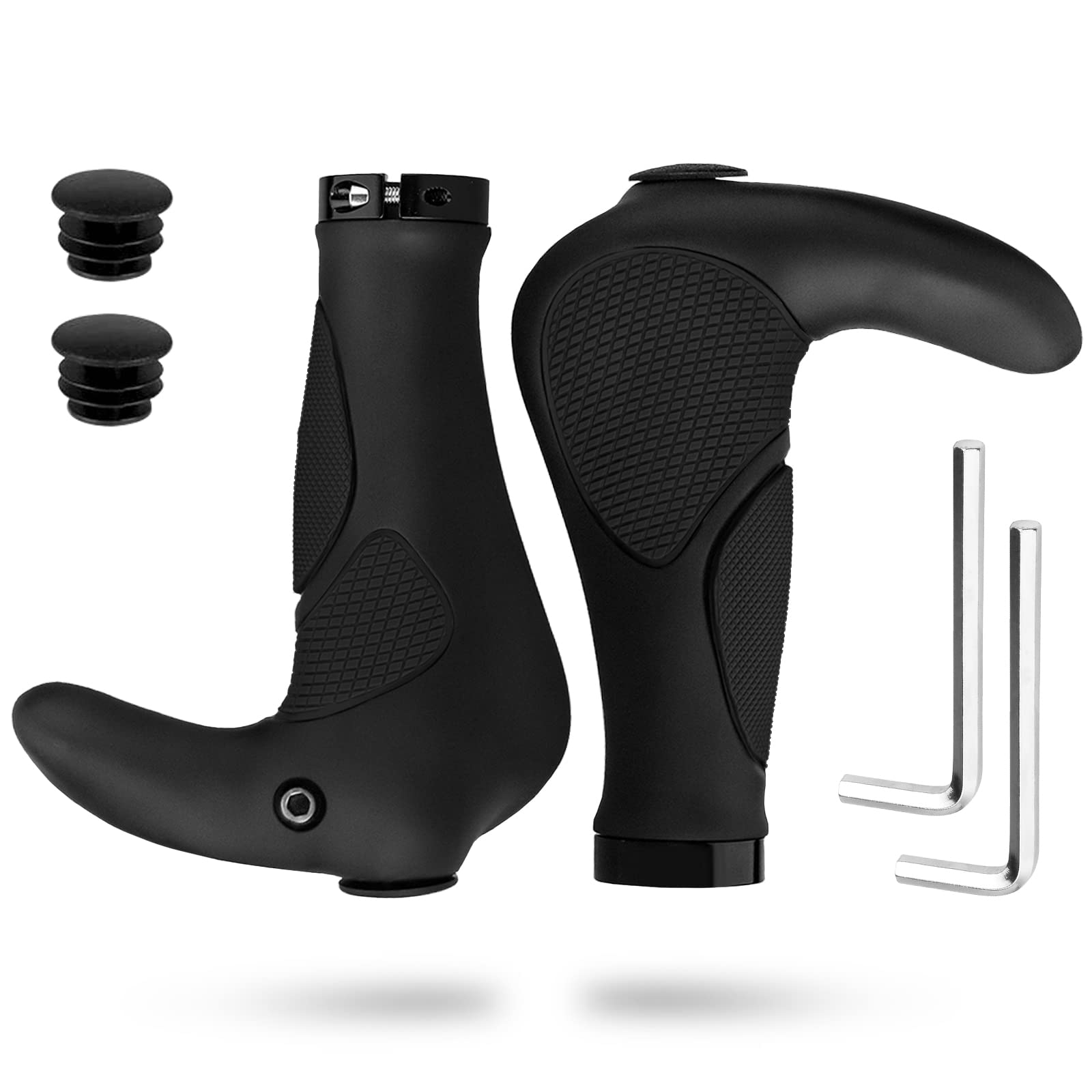 

Simpeak велосипедный эргономичный амортизатор с внутренним диаметром, легко устанавливается, левая и правая рукоятка, рукоятка, 22 мм, универсальный, прочный, противоскользящий, абсорбирующий, установка,