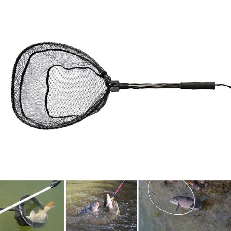  Telescoping Fishing Net Aluminum Alloys Foldable Landing Net Light weight Telescopic Fishing Net Easy to Use